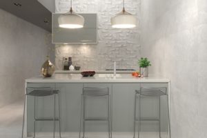 Полы и стены на кухне - модная плитка в 2021 году