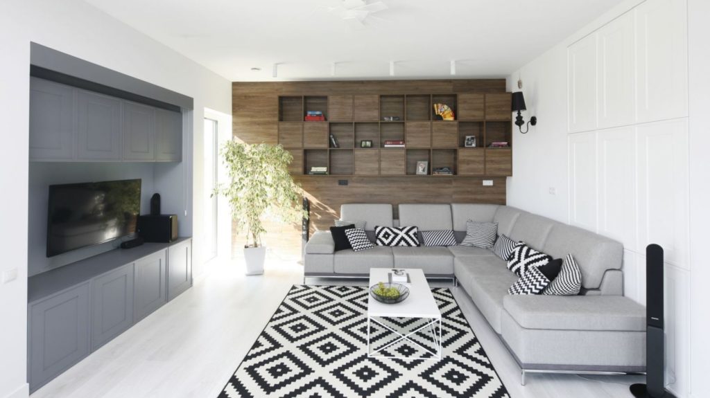 Пол и стены в гостиной: как выбрать цвет? 8 хороших идей