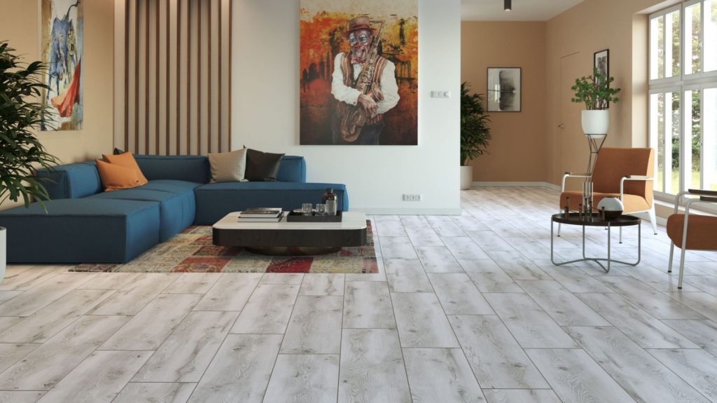 Пол в гостиной: плитка, дерево, панели. 12 красивых коллекций!