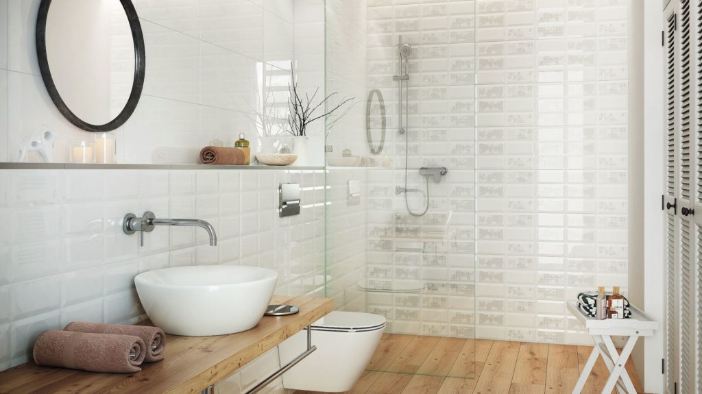 Маленькая ванная комната - см. Материалы для стен и пола