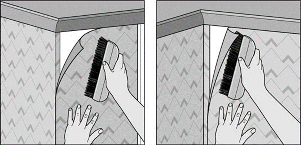 Как клеить обои в углах Как клеить обои в углах