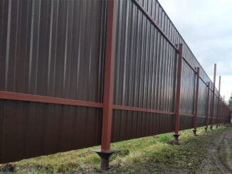 Стоимость установки забора на винтовых сваях под ключ в 2023 году